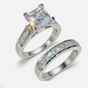 NWT CZ wedding set